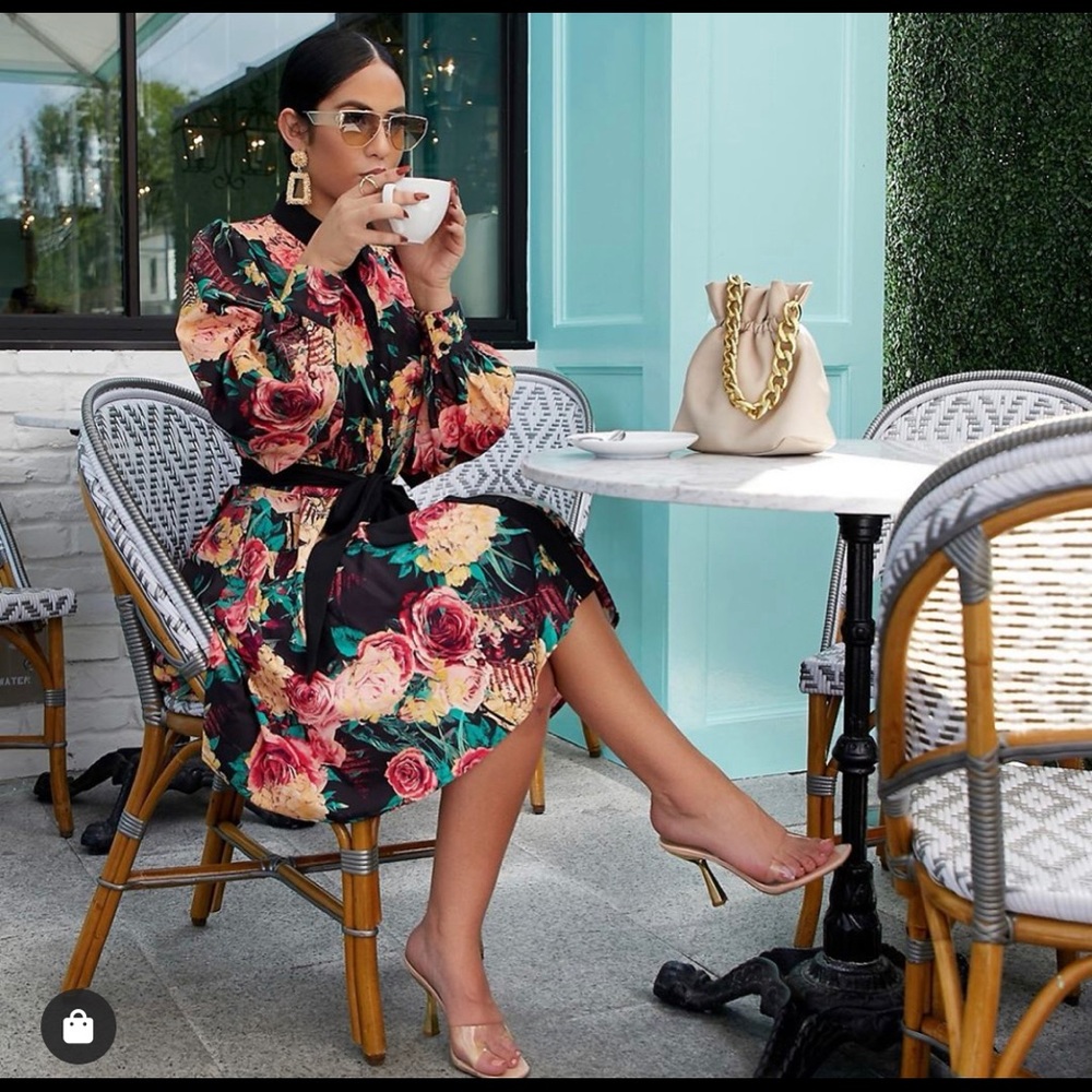 Final Sale Fabulous Floral Dress (Size Up) - Picture 2 of 3